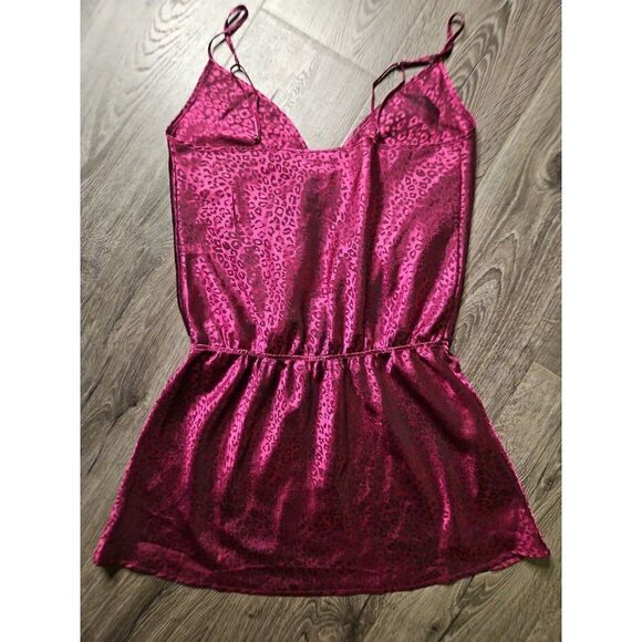 Vintage Victoria's Secret Leopard Print Romper Nightie Women's Size Medium - Picture 2 of 4
